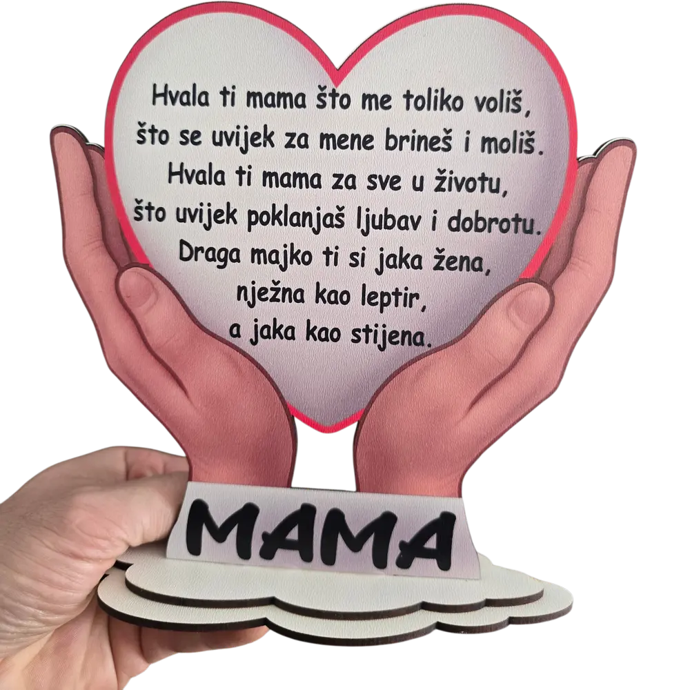 Deveni poklon stalak Mama * Tata * Baba * Sestra  - slika 3