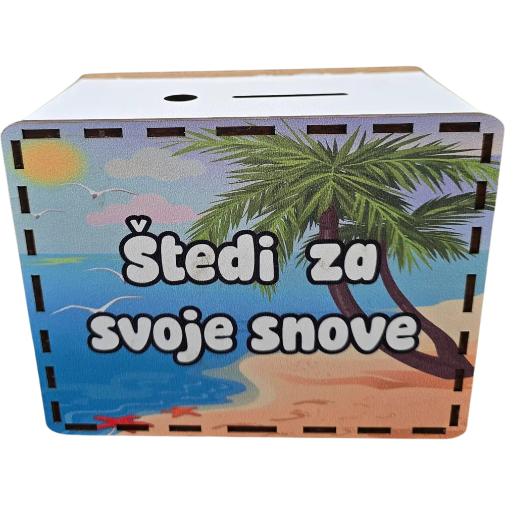 Drvena kasa sa Vasom personalizacijim