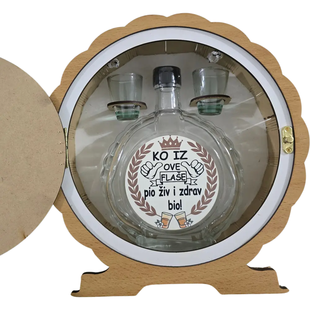 Mibi bar krug Poklon za rođendan, kuma, kumu, penziju - slika 5