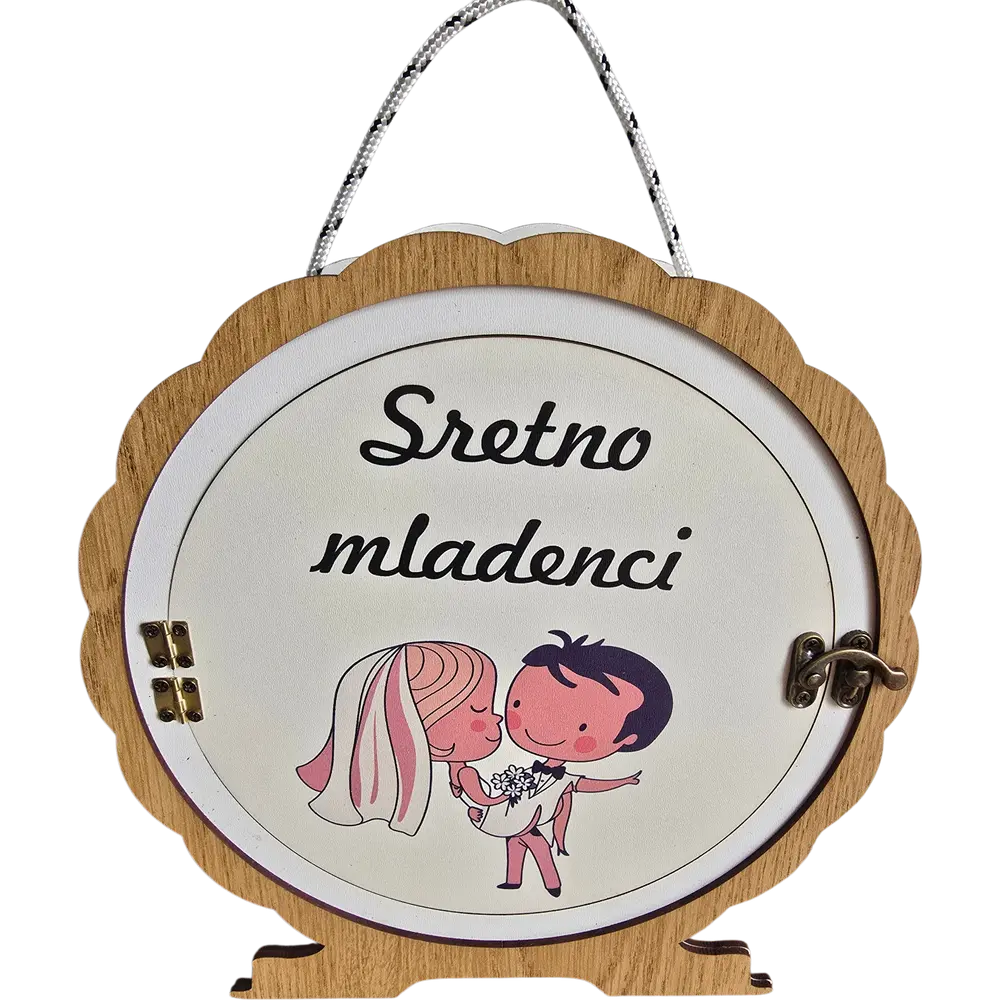 Mibi bar krug Poklon za rođendan, kuma, kumu, penziju - slika 4