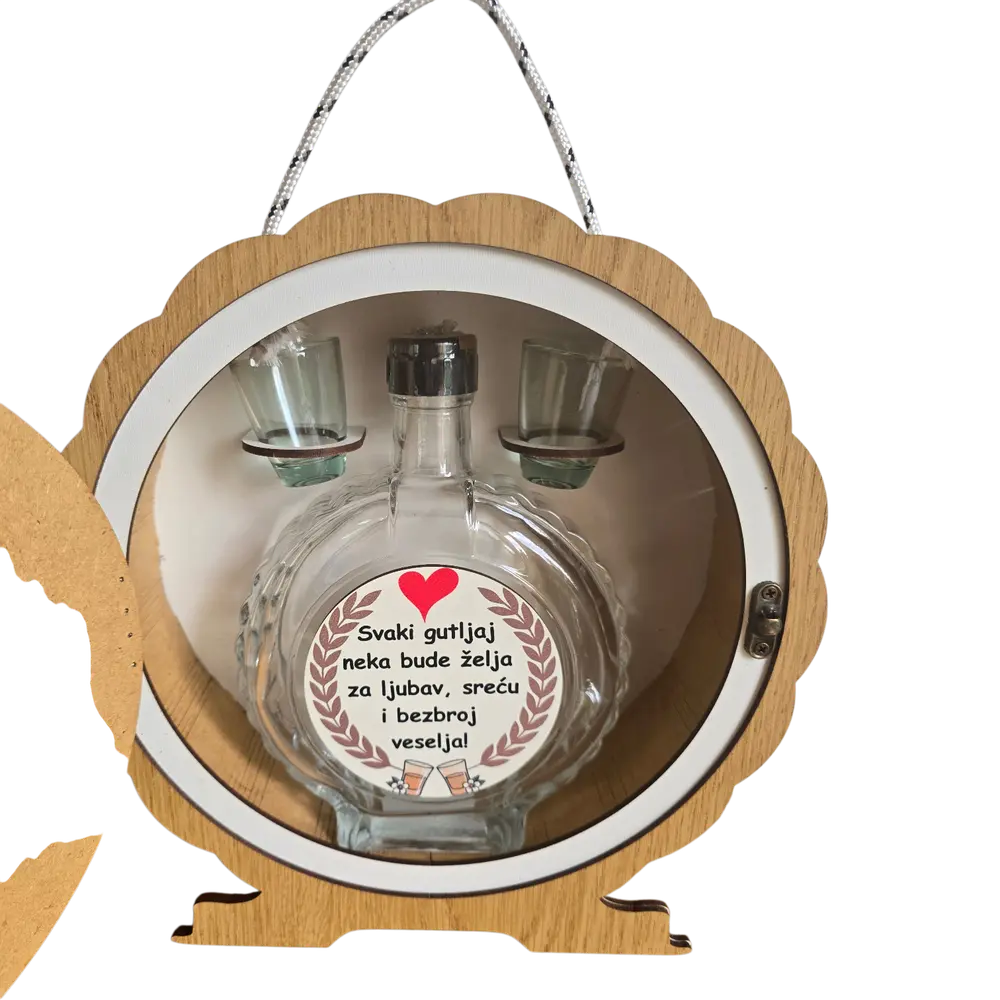 Mibi bar krug Poklon za rođendan, kuma, kumu, penziju - slika 3