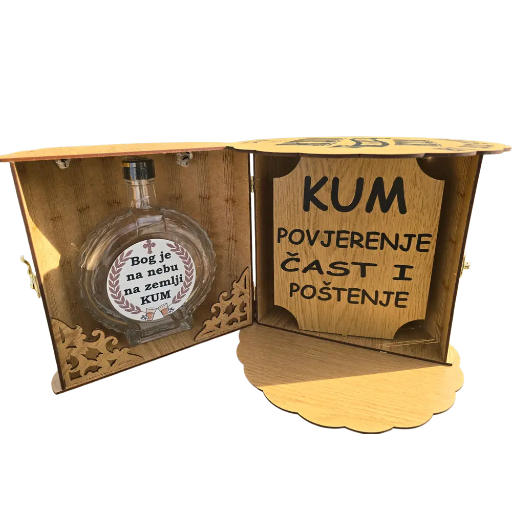 Mini bar burce flasa 0,7 L i 6 čašica - slika 6