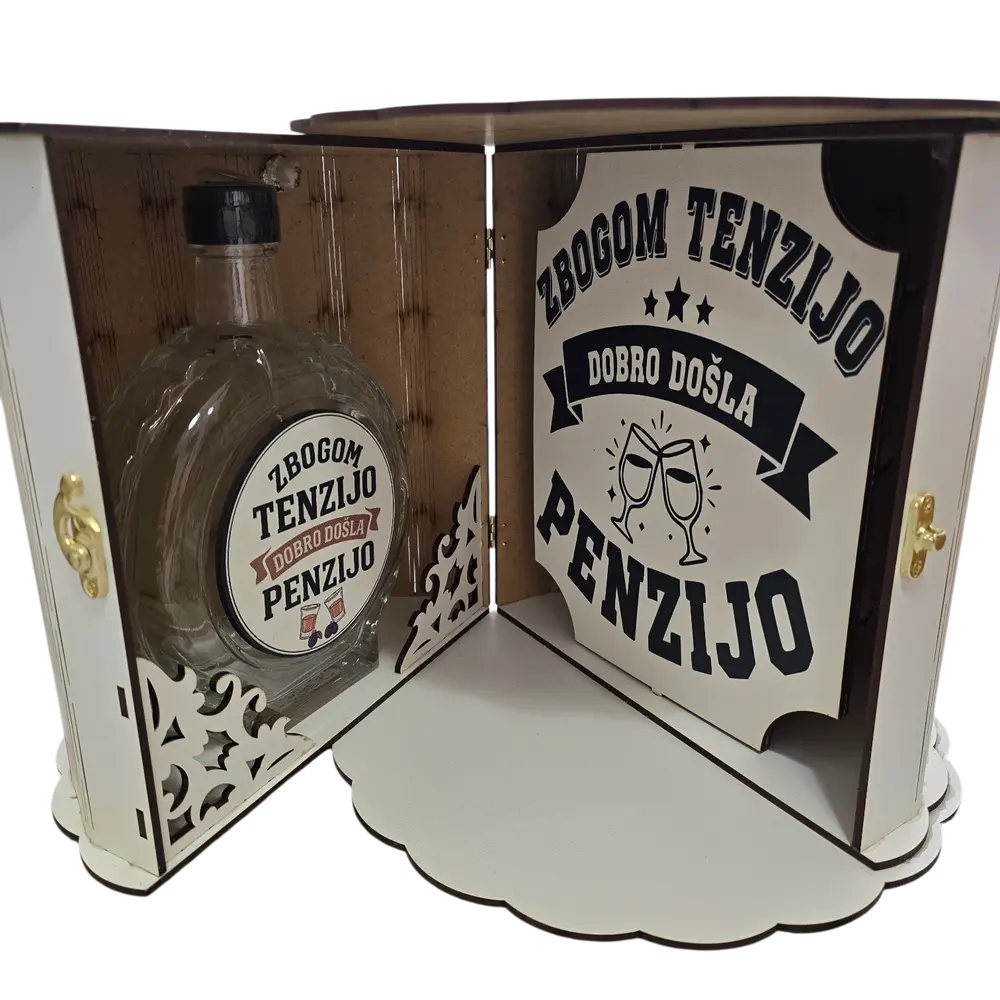 Mini bar burce flasa 0,7 L i 6 čašica