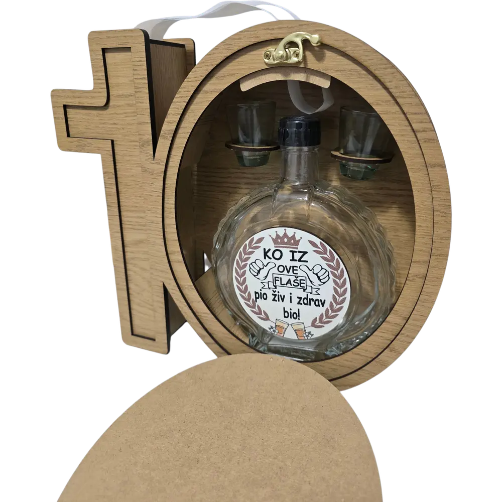 Mini bar kutija u obliku broja 10 poklon za rođendan, godišnjice, jubileje - slika 2